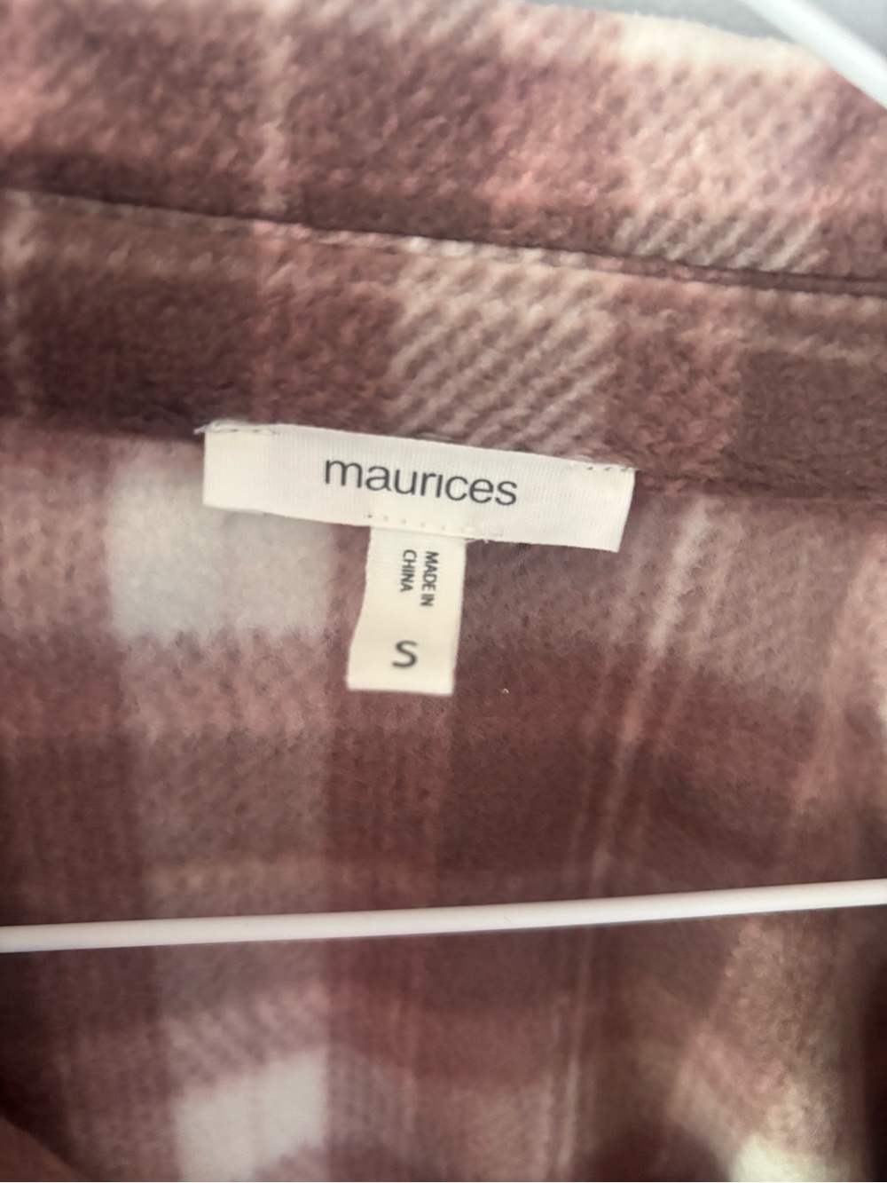 Maurice’s Fleece Shacket Small Brown. - Picture 2 of 4